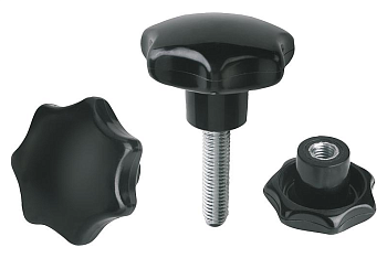 K1016 Ручки DIN 6336 из пластика и нержавеющей стали