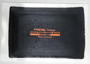 Пластырь радиальный PRO-114 104x67мм 1 cлой корда PREMA Gmbh