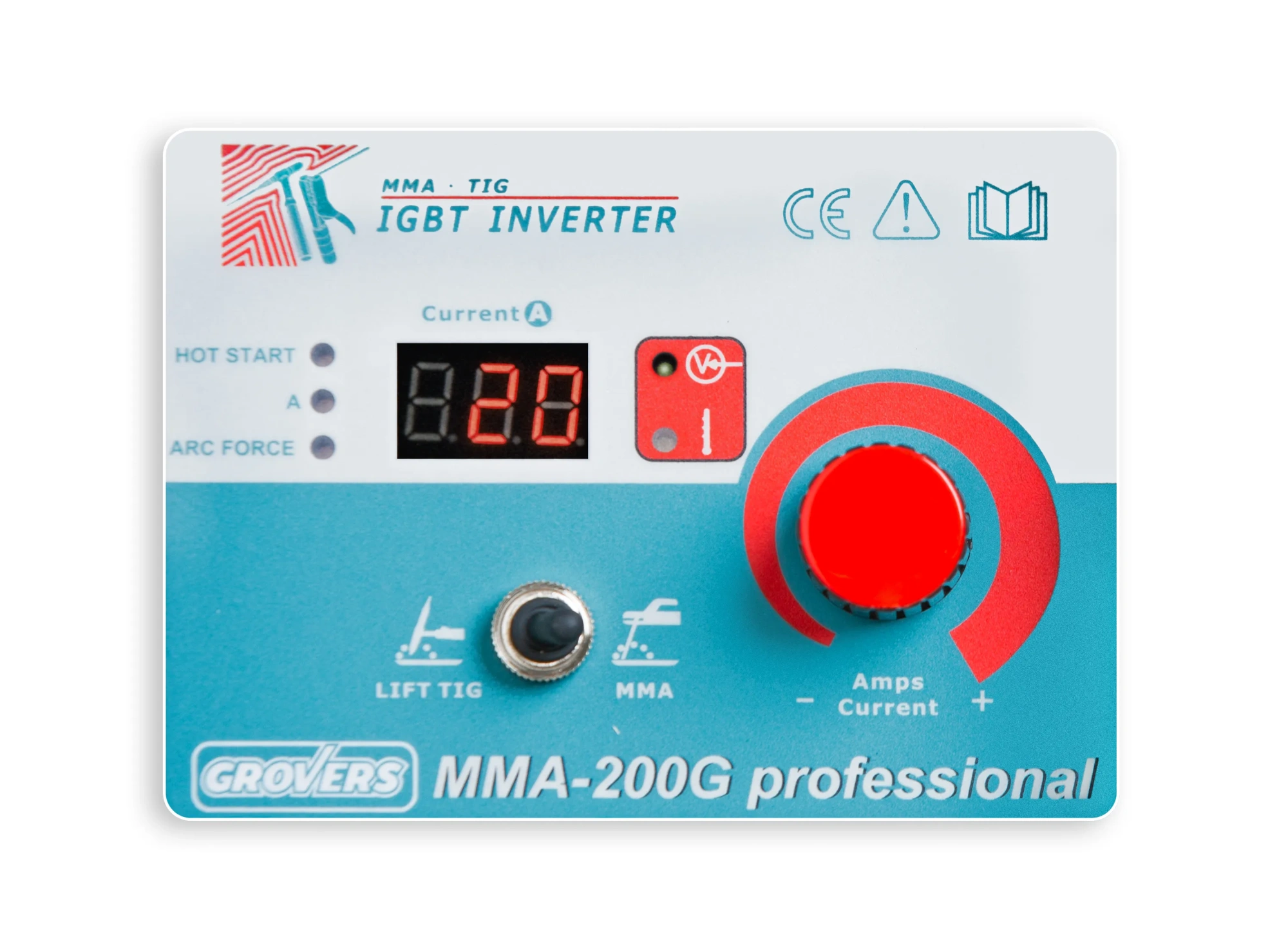 Сварочный инвертор GROVERS MMA-200G professional — детальное фото оборудования для СТО на remkola.by