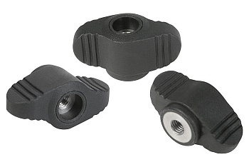 K0658 Ручки барашки NOVO grip со сквозной резьбой маленькие — фото товара на remkola.by