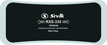Пластырь радиальный с металлокордом RXS-335 250х110мм — фото товара на remkola.by