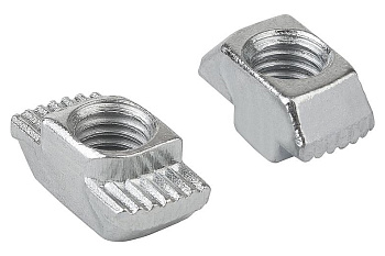 K1028 T-гайки из стали с рифлением (тип B)