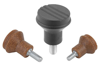 K0251 Ручки кнопки NATURE grip с наружной резьбой